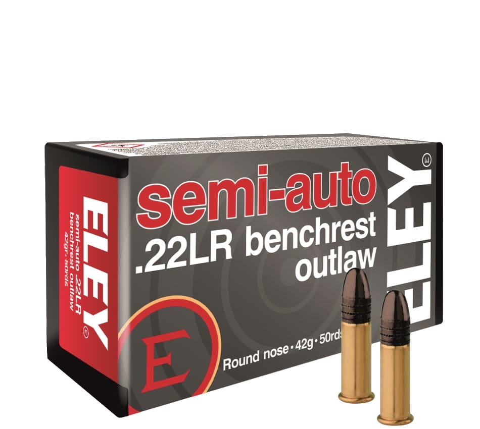 ELEY .22 LR SEMI-AUTO BENCHREST OUTLAW 2,72g/42gr (50)
