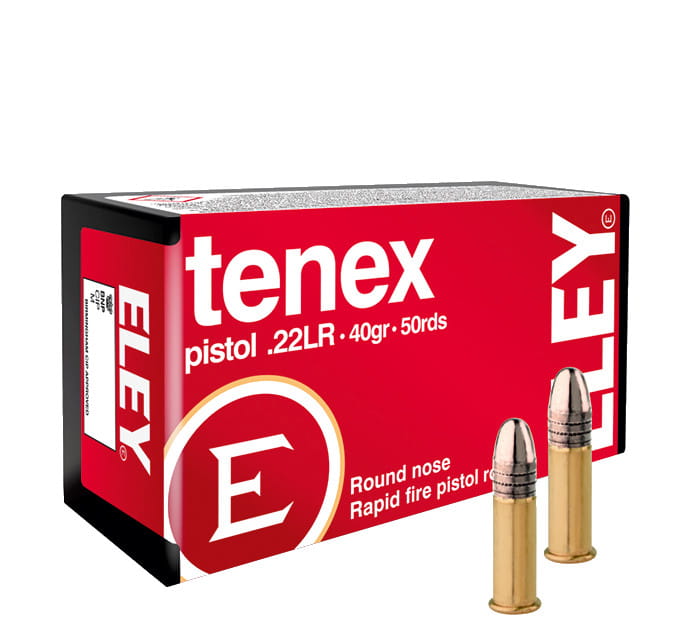 ELEY .22 LR TENEX PISTOL 2,59g/40gr (50)