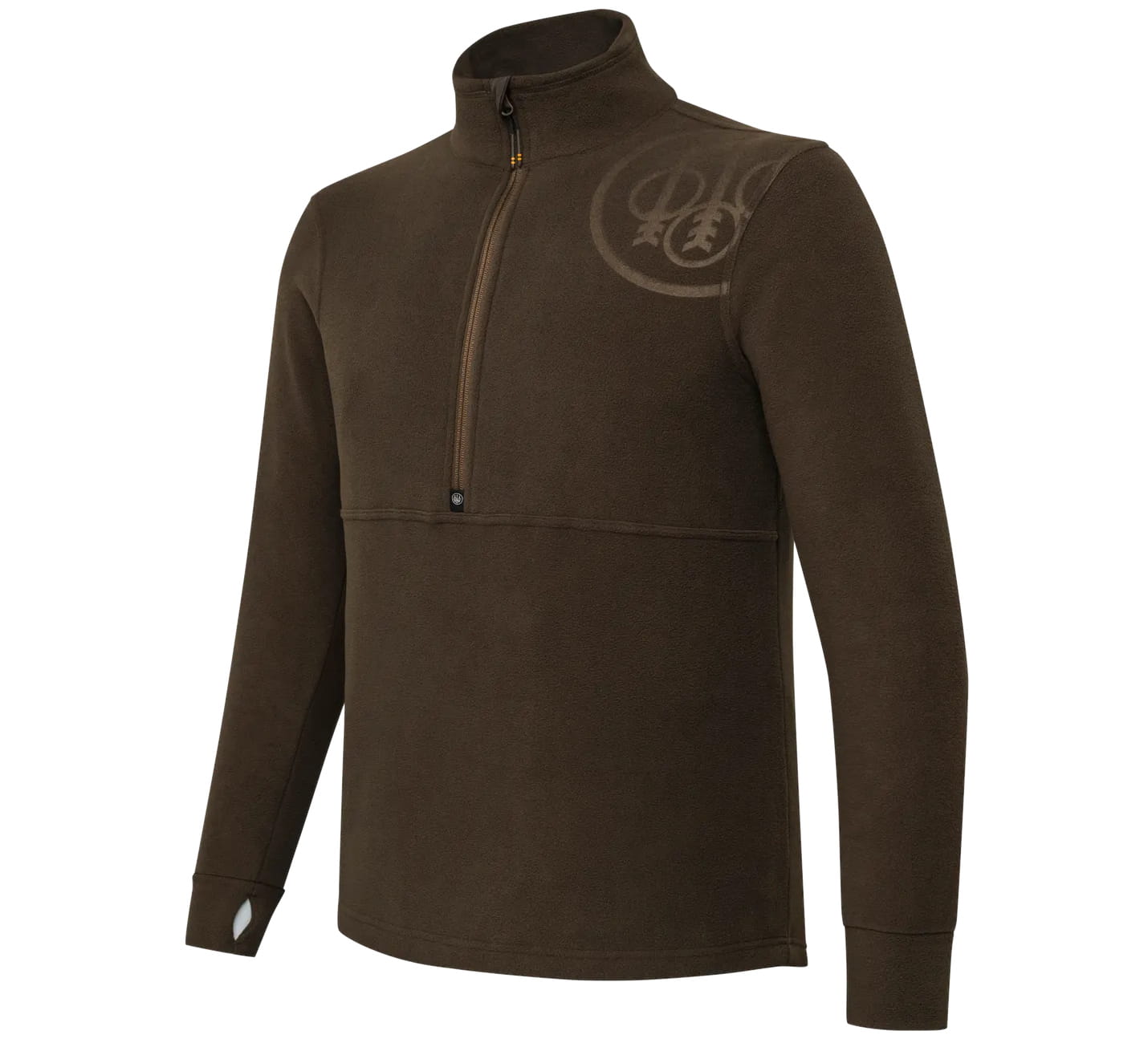Bluza Beretta HP Logo Half Zip P3741 - Brown Bark