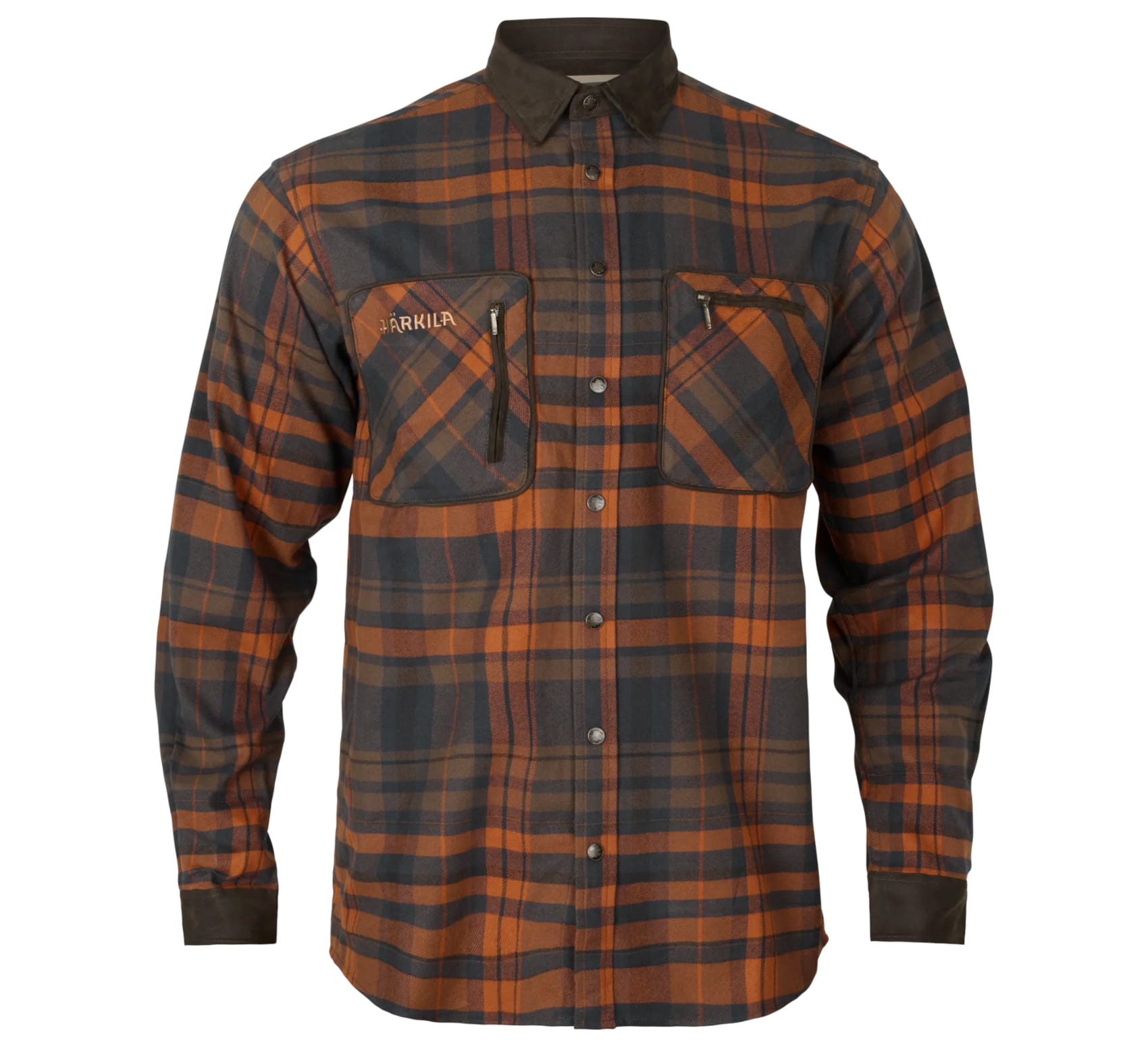 Koszula Härkila Pajala L/S - Bombay Brown