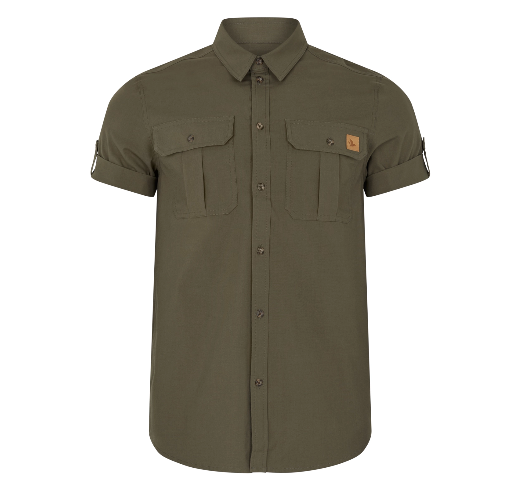 Koszula z krótkim rękawem Seeland Selous S/S Cargo - Grape Leaf