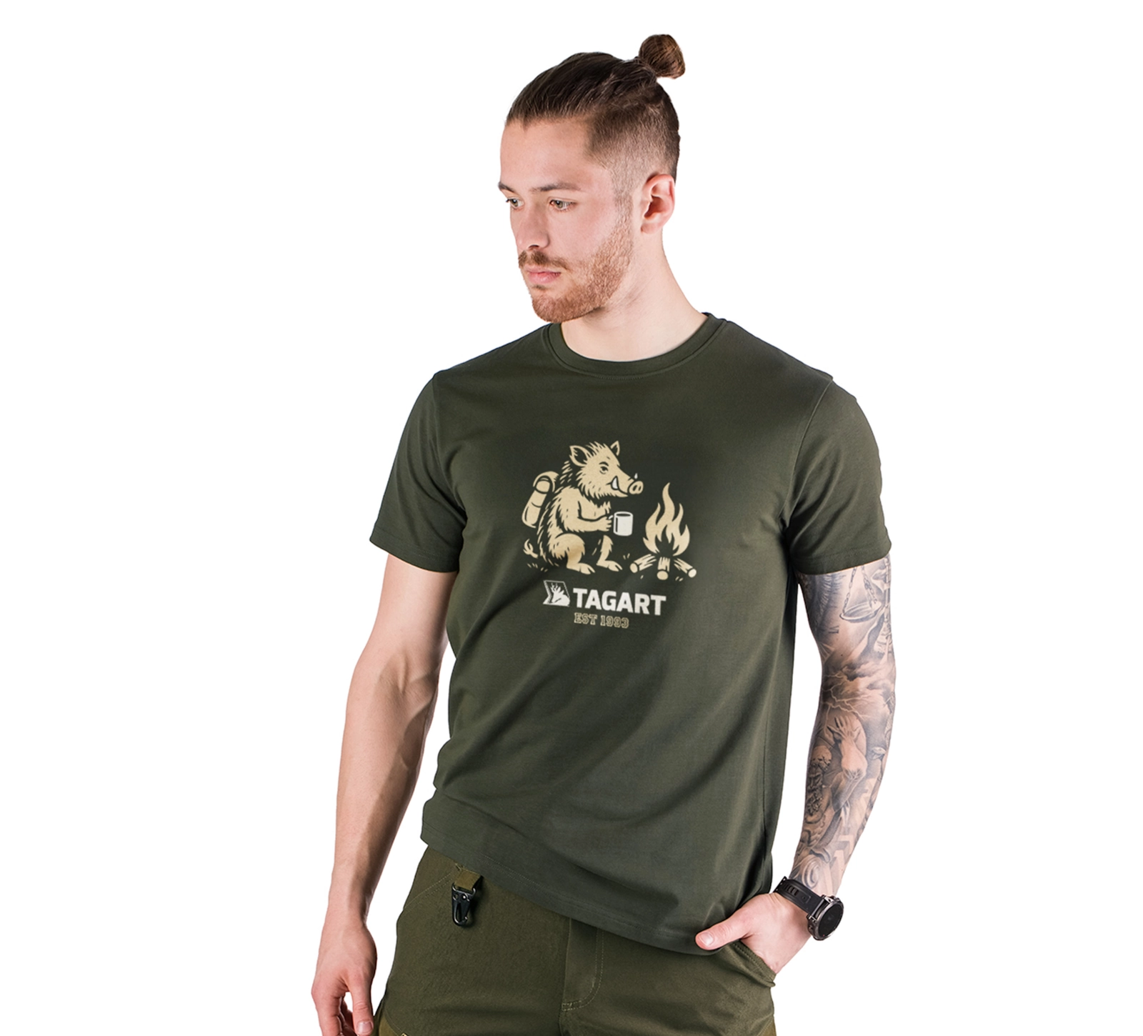Koszulka Tagart FNT Biwak - Green